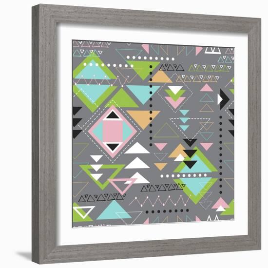 Triangle Tango-Joanne Paynter Design-Framed Giclee Print