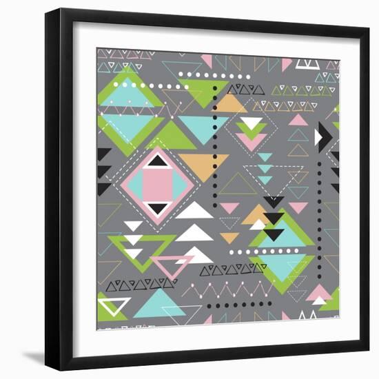 Triangle Tango-Joanne Paynter Design-Framed Giclee Print