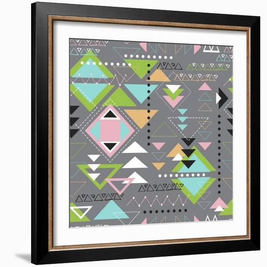 Triangle Tango-Joanne Paynter Design-Framed Giclee Print