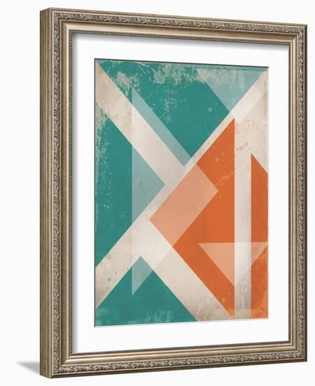 Triangles 1-Cynthia Alvarez-Framed Art Print