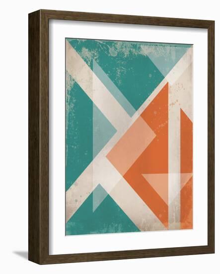 Triangles 1-Cynthia Alvarez-Framed Art Print