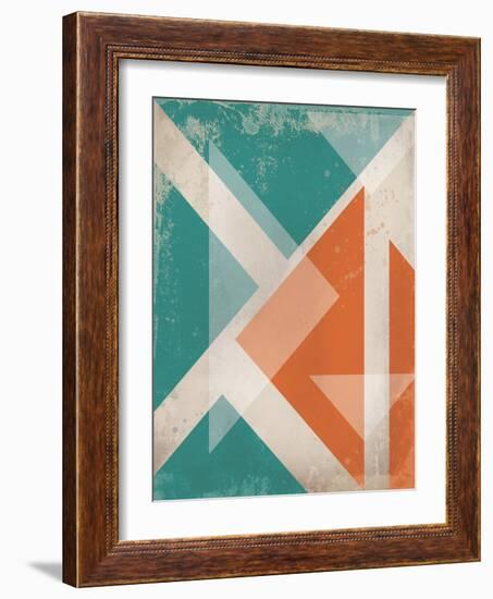 Triangles 1-Cynthia Alvarez-Framed Art Print