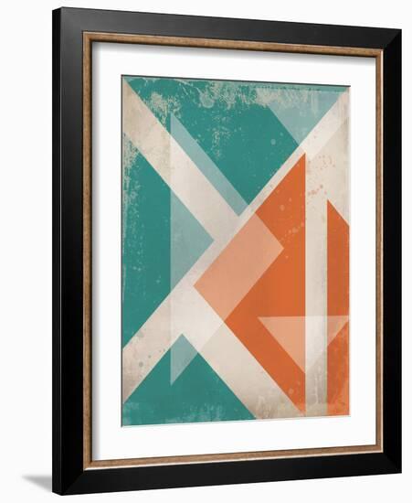 Triangles 1-Cynthia Alvarez-Framed Art Print