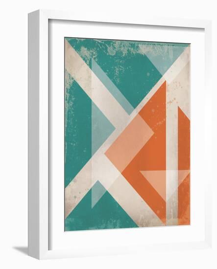 Triangles 1-Cynthia Alvarez-Framed Art Print