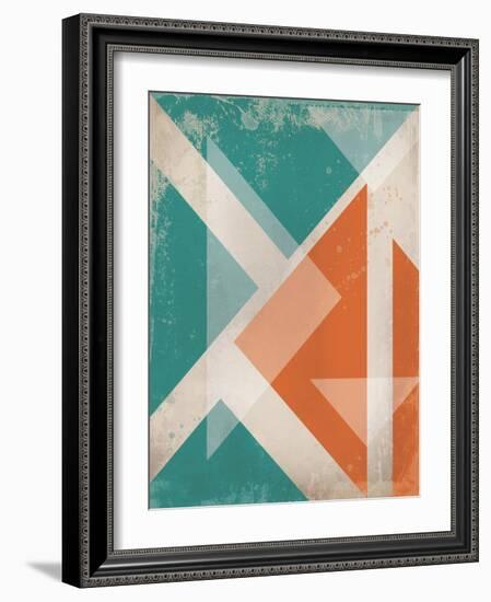 Triangles 1-Cynthia Alvarez-Framed Art Print