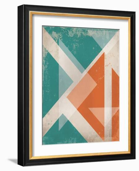 Triangles 1-Cynthia Alvarez-Framed Art Print