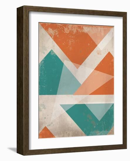 Triangles 2-Cynthia Alvarez-Framed Art Print