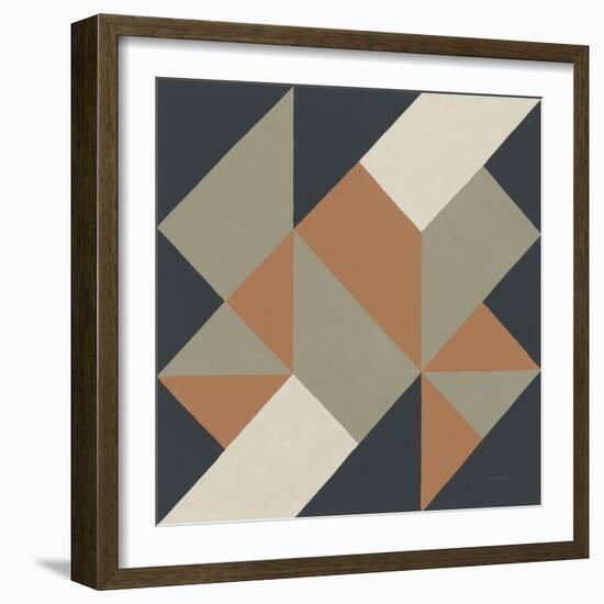 Triangles I Highland-Mike Schick-Framed Art Print