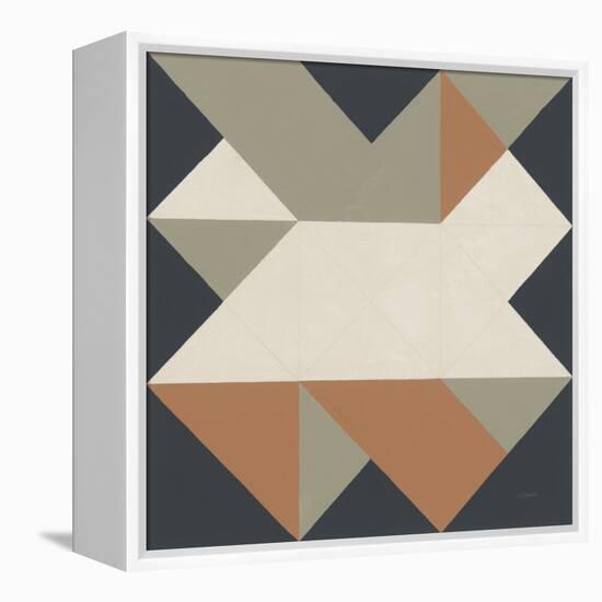 Triangles III Highland-Mike Schick-Framed Stretched Canvas