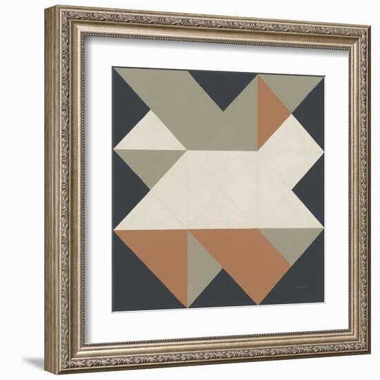 Triangles III Highland-Mike Schick-Framed Art Print