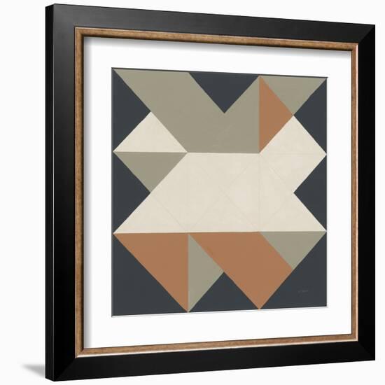 Triangles III Highland-Mike Schick-Framed Art Print