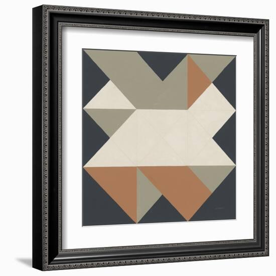 Triangles III Highland-Mike Schick-Framed Art Print