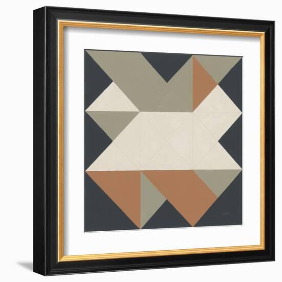 Triangles III Highland-Mike Schick-Framed Art Print