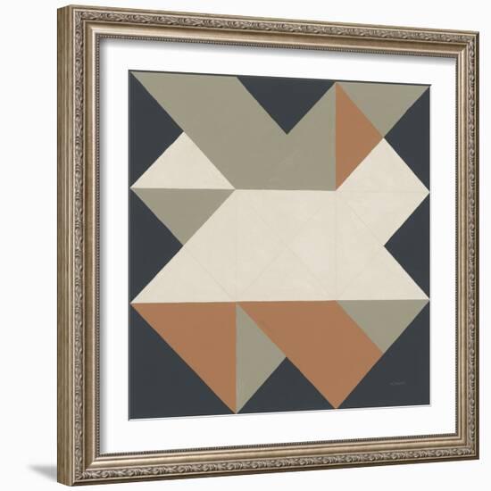 Triangles III Highland-Mike Schick-Framed Art Print