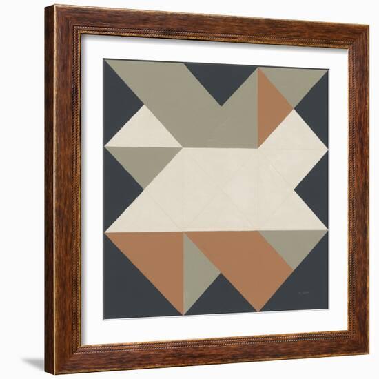 Triangles III Highland-Mike Schick-Framed Art Print