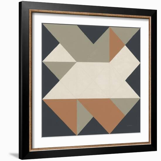 Triangles III Highland-Mike Schick-Framed Art Print