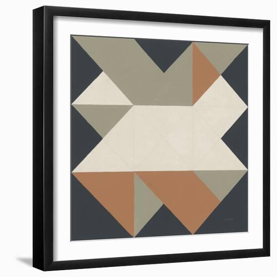 Triangles III Highland-Mike Schick-Framed Art Print