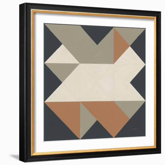 Triangles III Highland-Mike Schick-Framed Art Print