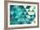 Triangles in Teal-Kimberly Allen-Framed Premium Giclee Print