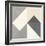 Triangles IV Neutral Crop-Mike Schick-Framed Art Print