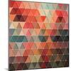 Triangles Pattern-Maksim Krasnov-Mounted Art Print