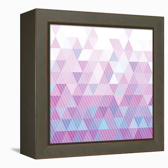 Triangles Pattern-Maksim Krasnov-Framed Stretched Canvas