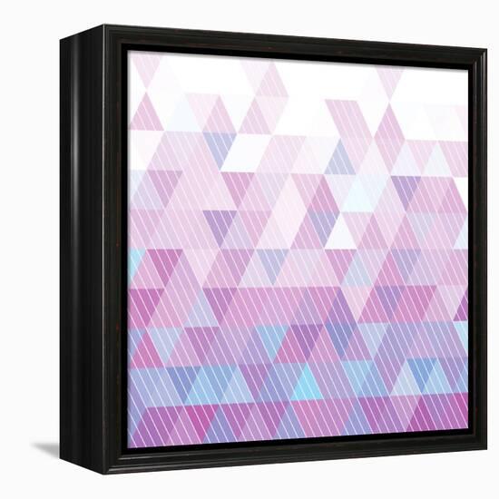 Triangles Pattern-Maksim Krasnov-Framed Stretched Canvas