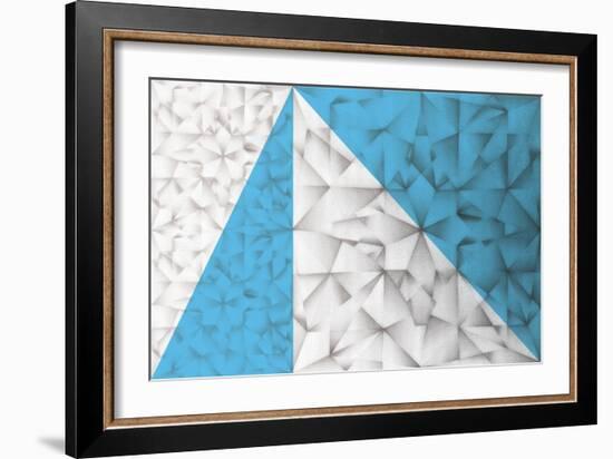 Triangles Squared-Anna Polanski-Framed Art Print