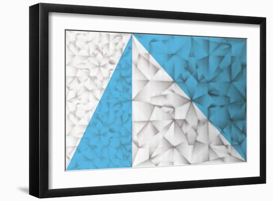 Triangles Squared-Anna Polanski-Framed Art Print