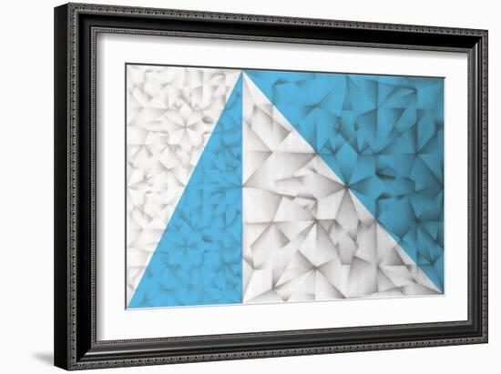 Triangles Squared-Anna Polanski-Framed Art Print