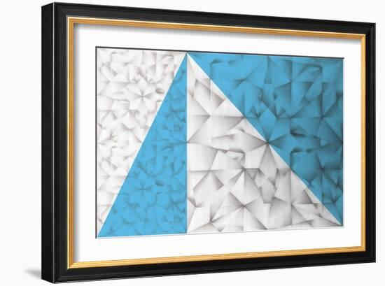 Triangles Squared-Anna Polanski-Framed Art Print