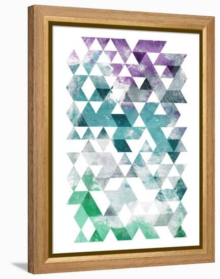 Triangles-OnRei-Framed Stretched Canvas