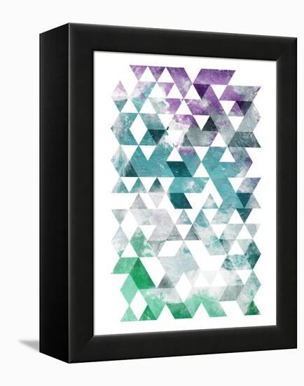 Triangles-OnRei-Framed Stretched Canvas