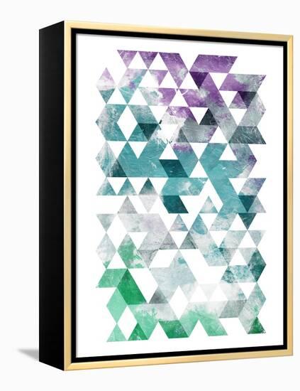 Triangles-OnRei-Framed Stretched Canvas