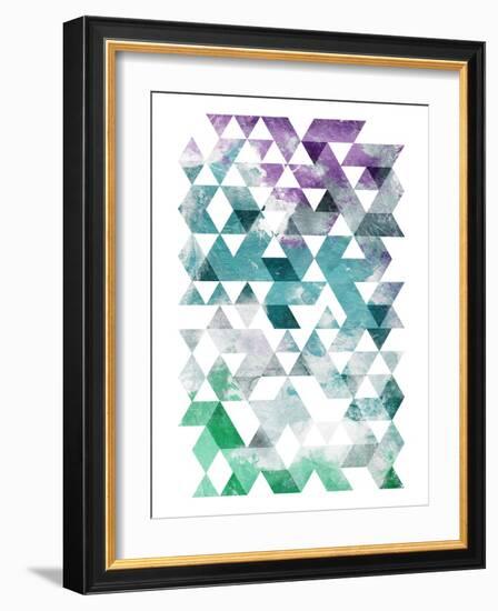 Triangles-OnRei-Framed Art Print