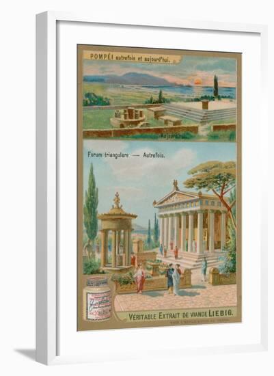 Triangular Forum of Pompeii-null-Framed Giclee Print