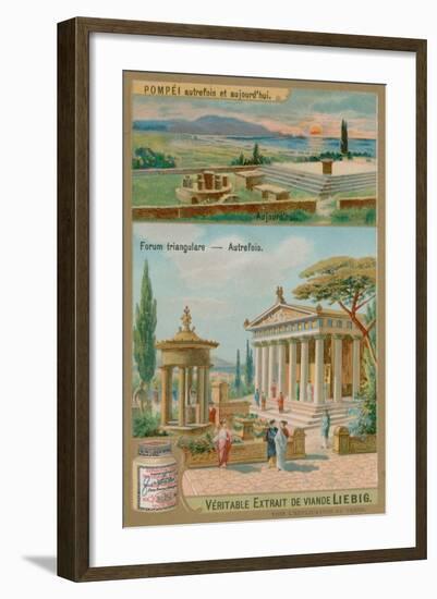 Triangular Forum of Pompeii-null-Framed Giclee Print