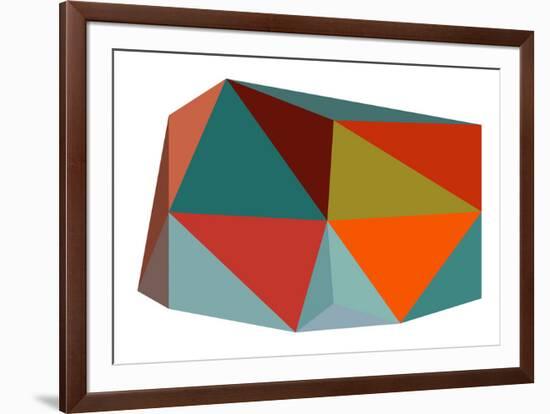 Triangulations n.1, 2013-Henri Boissiere-Framed Serigraph