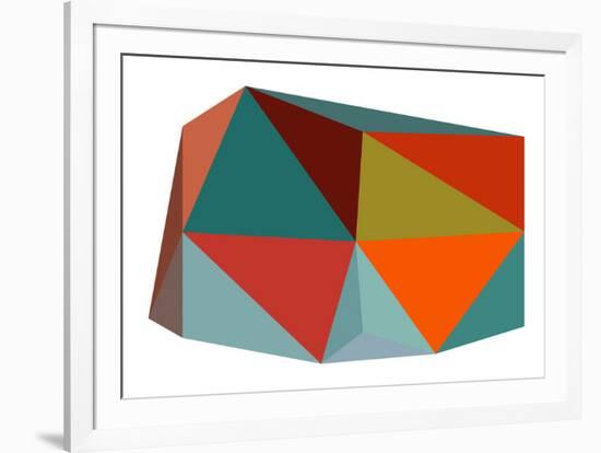 Triangulations n.1, 2013-Henri Boissiere-Framed Serigraph