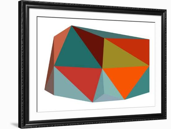 Triangulations n.1, 2013-Henri Boissiere-Framed Serigraph