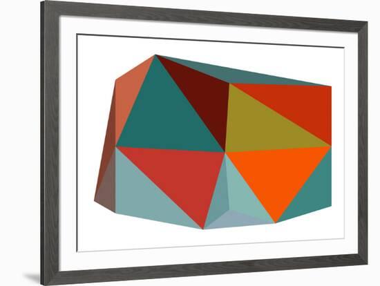 Triangulations n.1, 2013-Henri Boissiere-Framed Serigraph