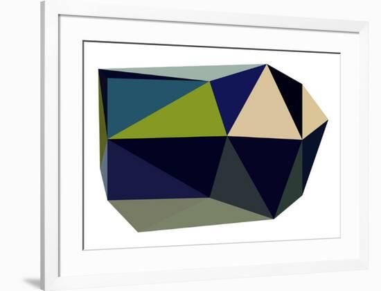 Triangulations n.2, 2013-Henri Boissiere-Framed Serigraph