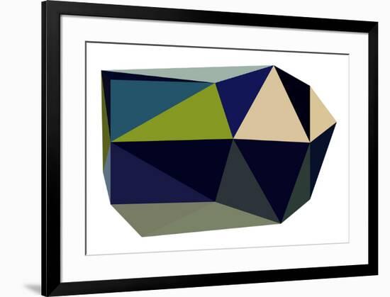 Triangulations n.2, 2013-Henri Boissiere-Framed Serigraph