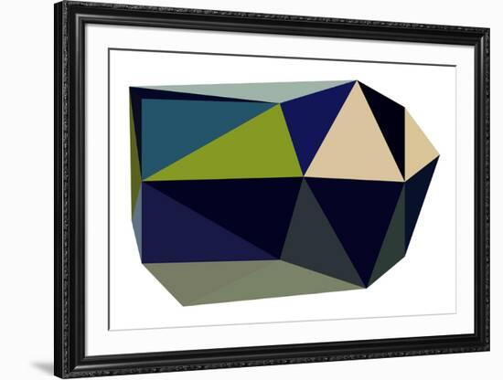 Triangulations n.2, 2013-Henri Boissiere-Framed Serigraph