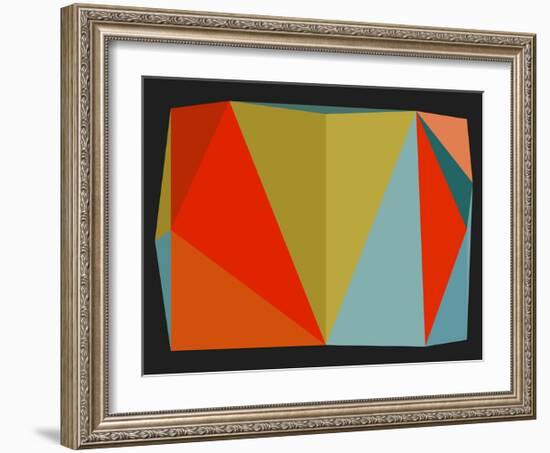 Triangulations n.5, 2013-Henri Boissiere-Framed Serigraph