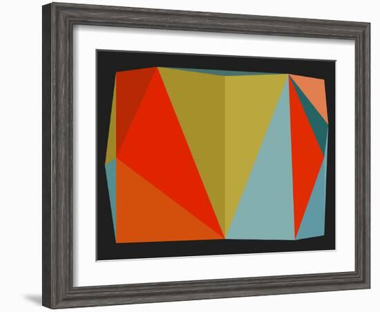 Triangulations n.5, 2013-Henri Boissiere-Framed Serigraph