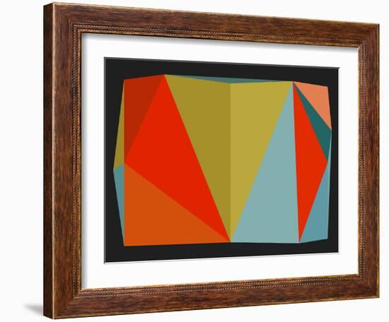 Triangulations n.5, 2013-Henri Boissiere-Framed Serigraph