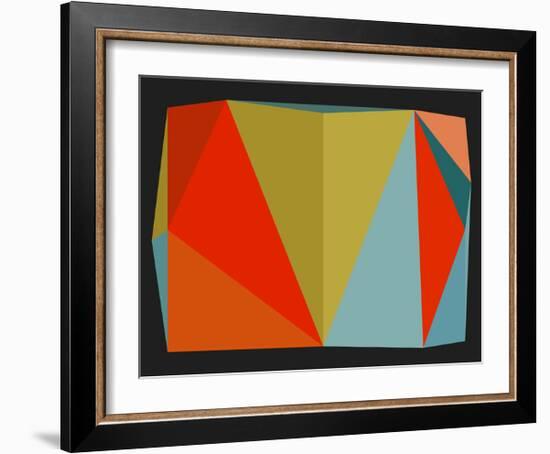 Triangulations n.5, 2013-Henri Boissiere-Framed Serigraph