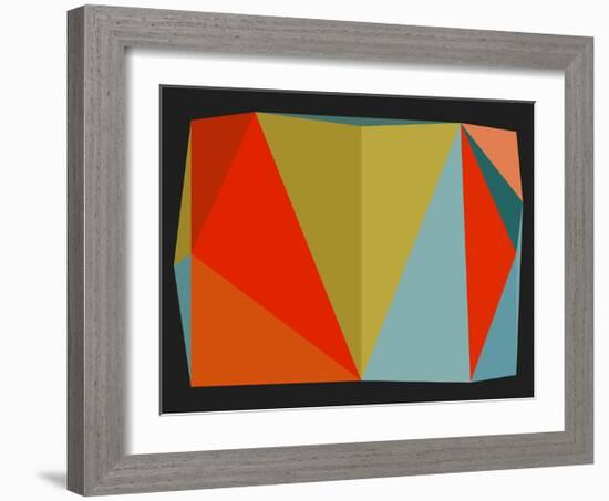 Triangulations n.5, 2013-Henri Boissiere-Framed Serigraph