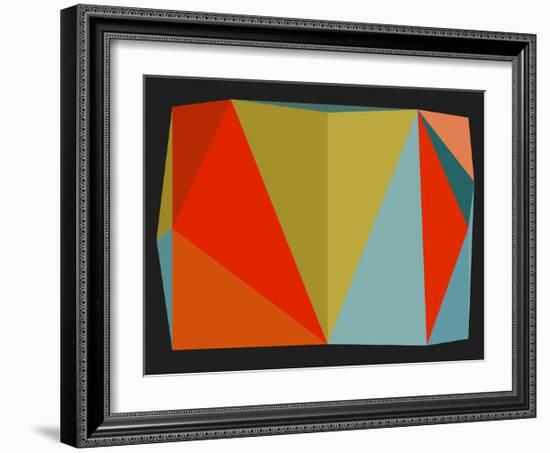 Triangulations n.5, 2013-Henri Boissiere-Framed Serigraph